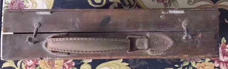 画家用的油画箱,民国手提箱写真