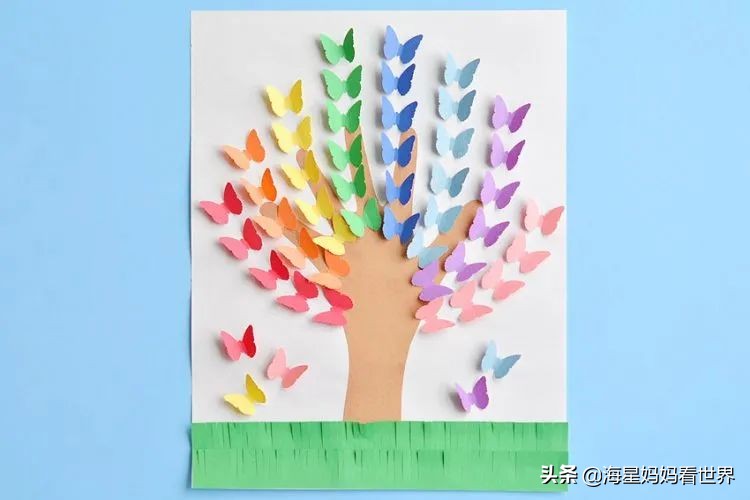 植树节种树简单又漂亮,关于植树节制作大树的图片