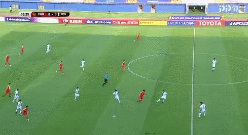 国奥5分钟丢两球,眼神防守合集