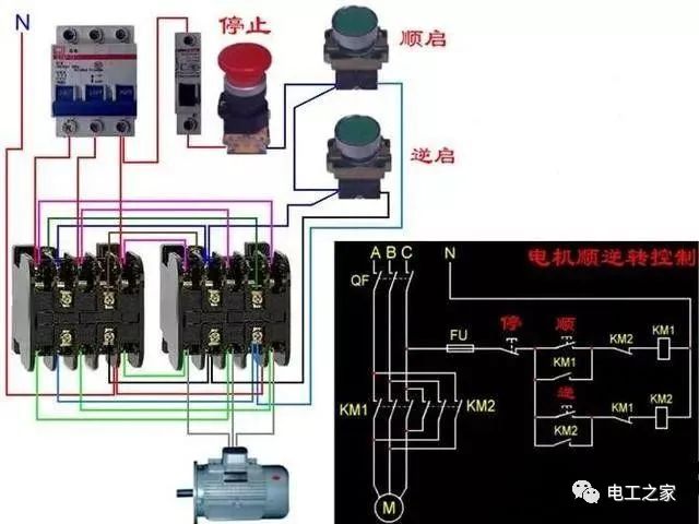 电表脱扣器和断路器接线图,abb断路器接电表接线图