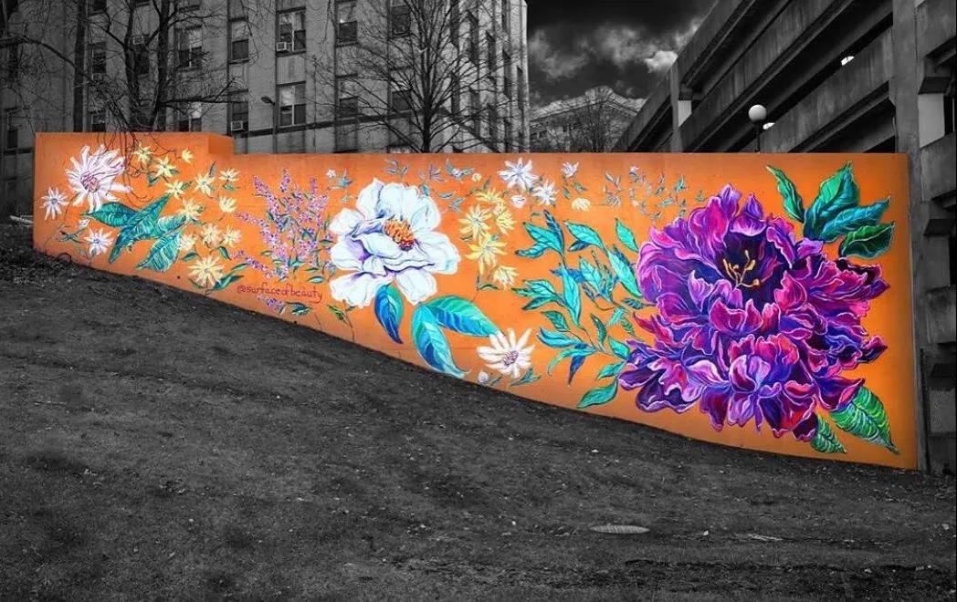 爱死这种手绘墙了，效果太美美到邻居羡慕嫉妒，网友：抢墙纸生意