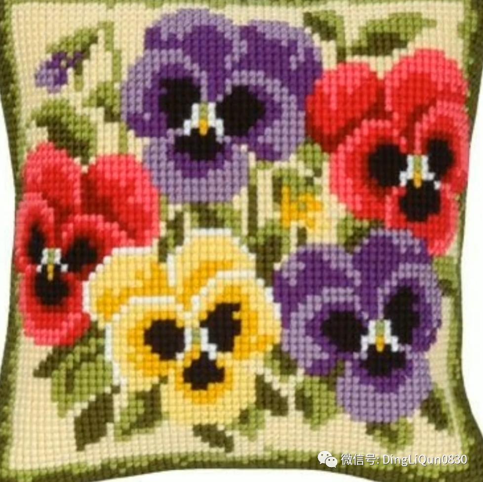 十字绣抱枕图案大全图纸,十字绣抱枕编织图案