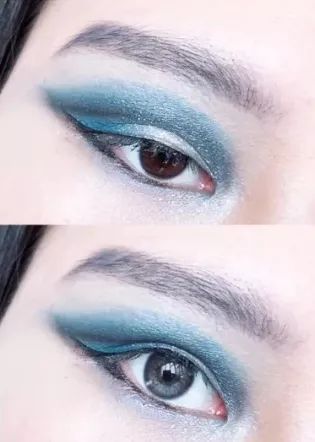 韩系日系眼妆,日系韩系眼妆对比