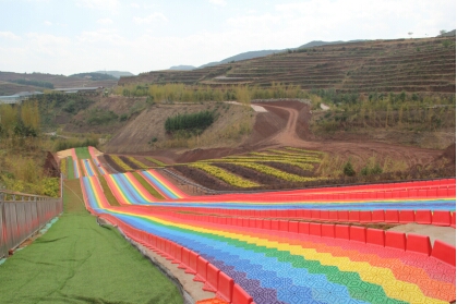 克依黑七彩旱雪滑道,克依黑彩虹滑道价格