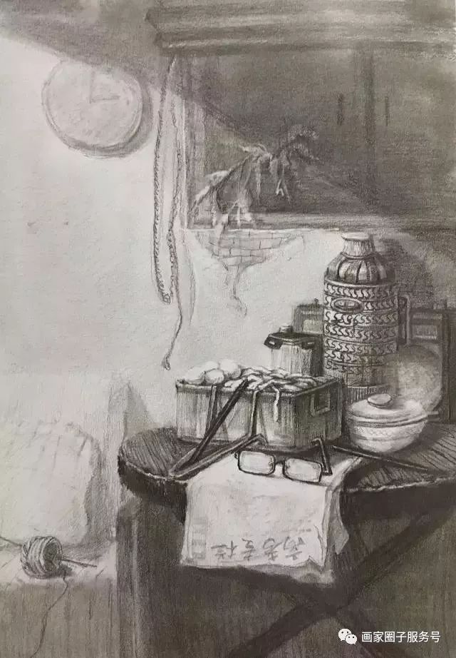 清华大学美术学院设计素描高分卷,清华学生校考素描作品