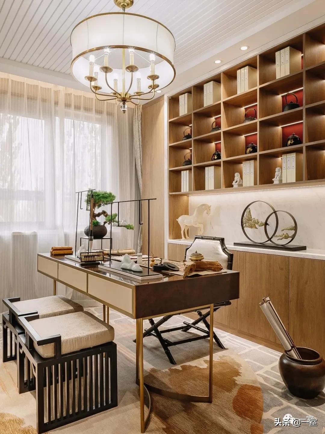 餐厅书房一体设计,书房客房一体设计