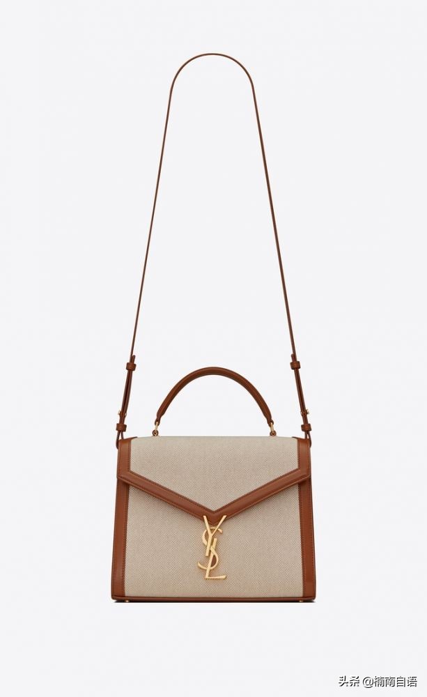 YSL圣罗兰推出限量版小麦啡色帆布手袋充满浓厚复古味道