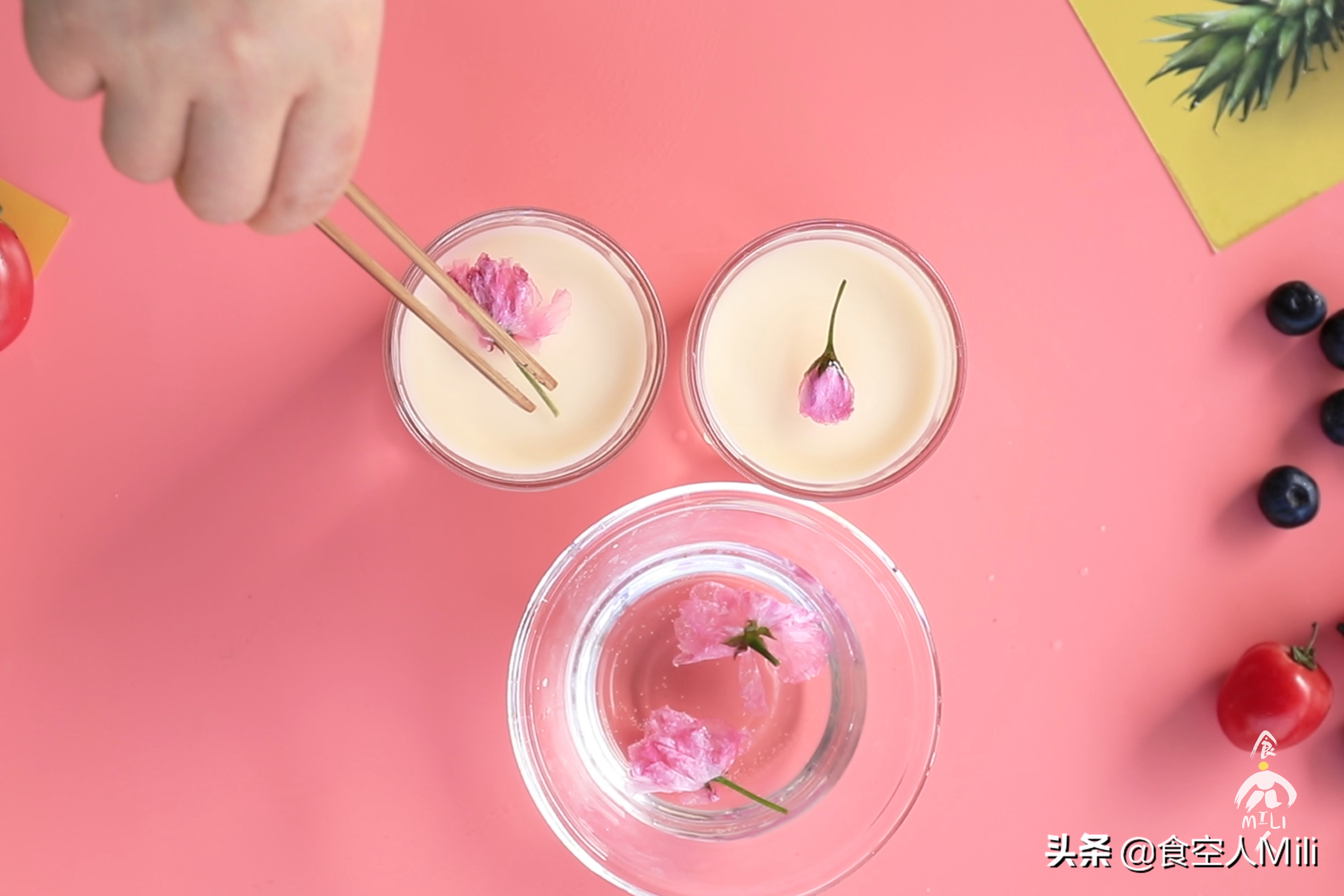 樱花芝士布丁,经典原味芝士布丁