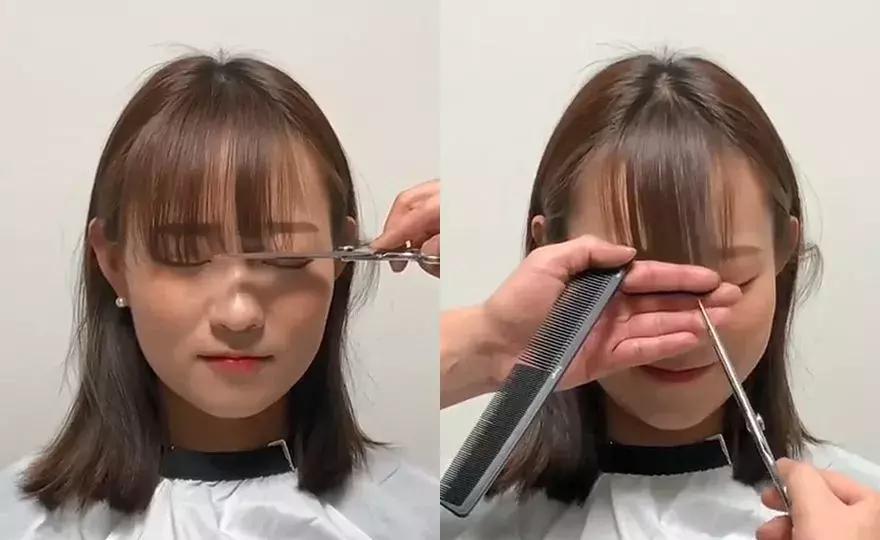 刘海留长还是剪短听取建议,刘海长长了怎么剪短