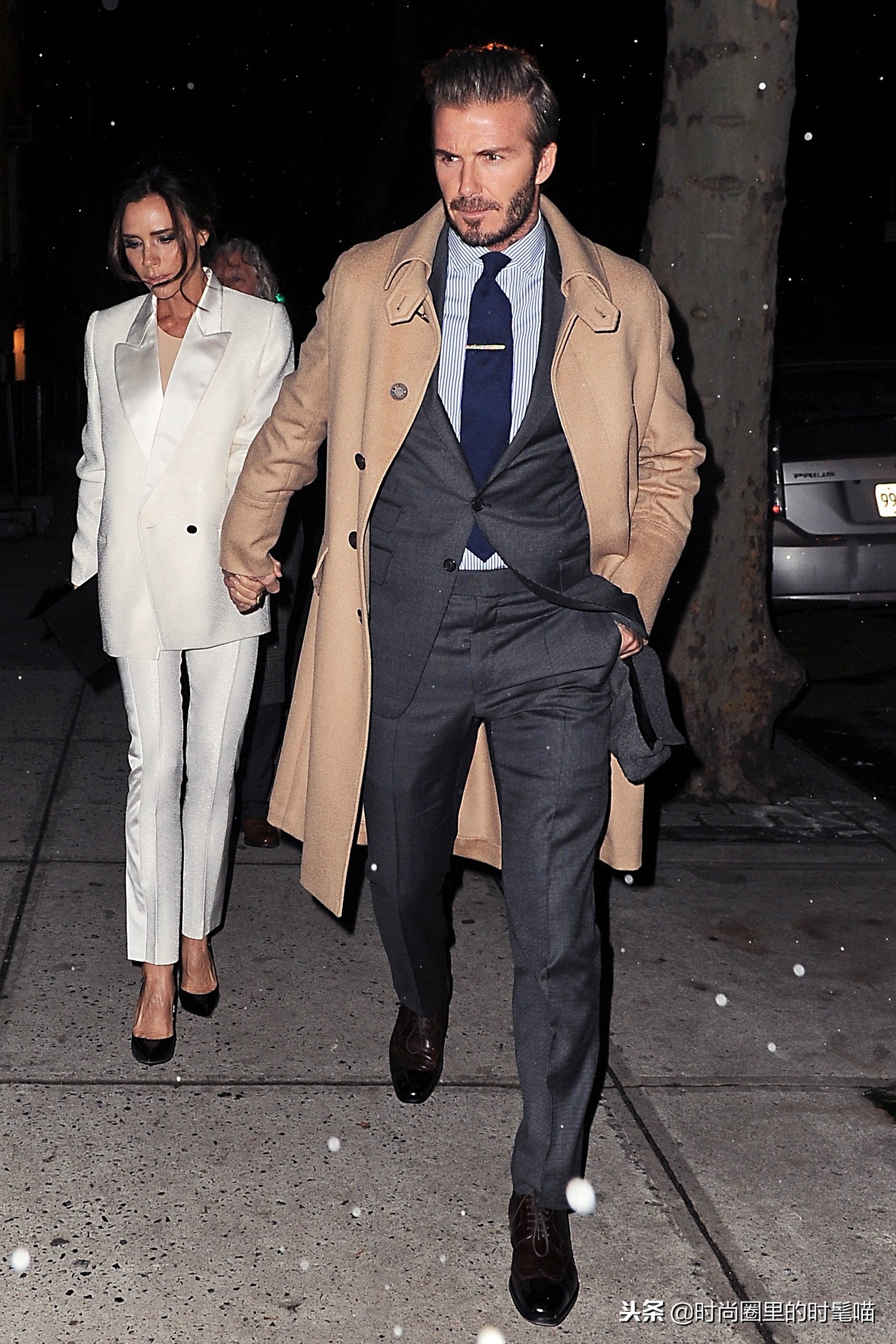 足球先生“老贝”真有品味！时髦穿搭很有男人味，唯独鞋子不搭调