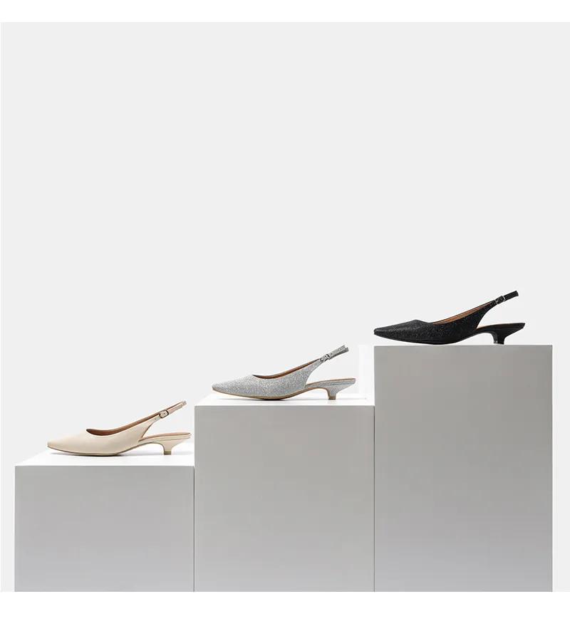 精致女人尖头气质鞋,高雅有女人味的猫跟鞋