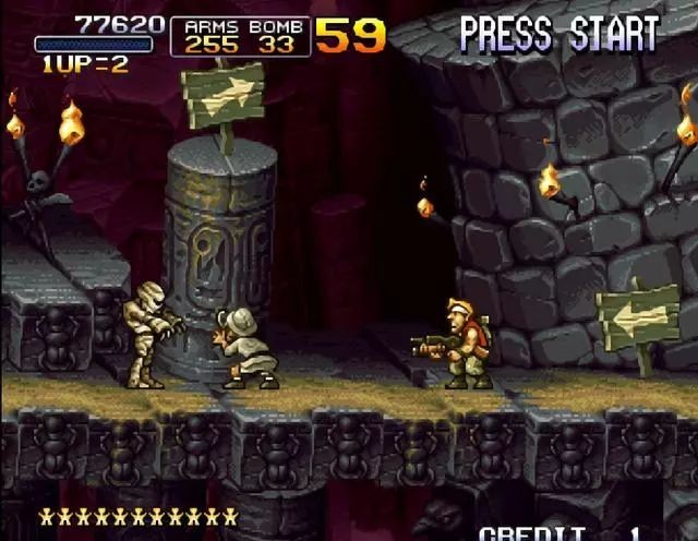 街机合金弹头boss大全,合金弹头2双人同屏恐怖彩蛋