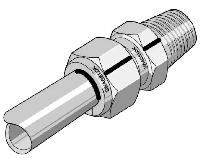 卡套软管接头正确安装方法,卡套接头用什么紧固