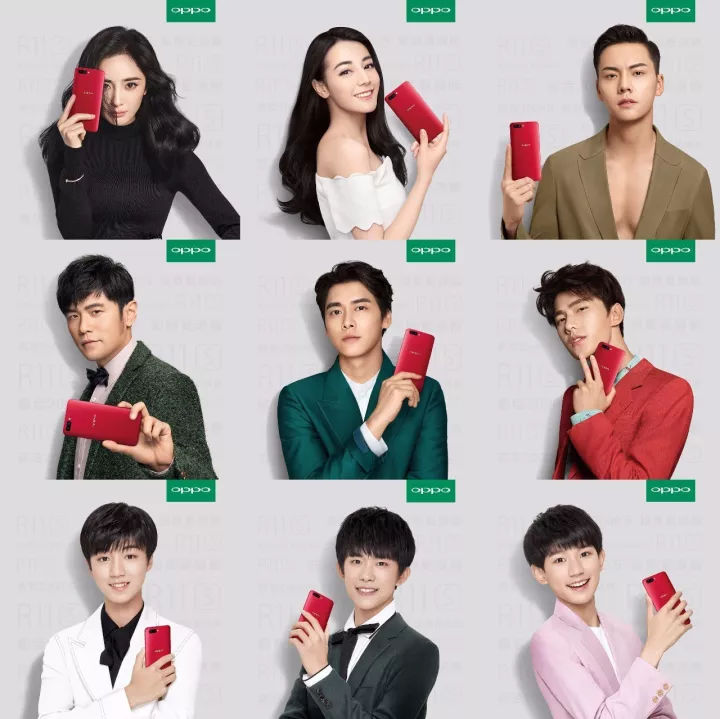 oppo历代手机广告语,oppo2018年手机代言人