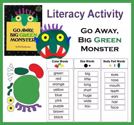 绘本goawaybiggreenmonster,goawaybiggreenmonster绘本内容