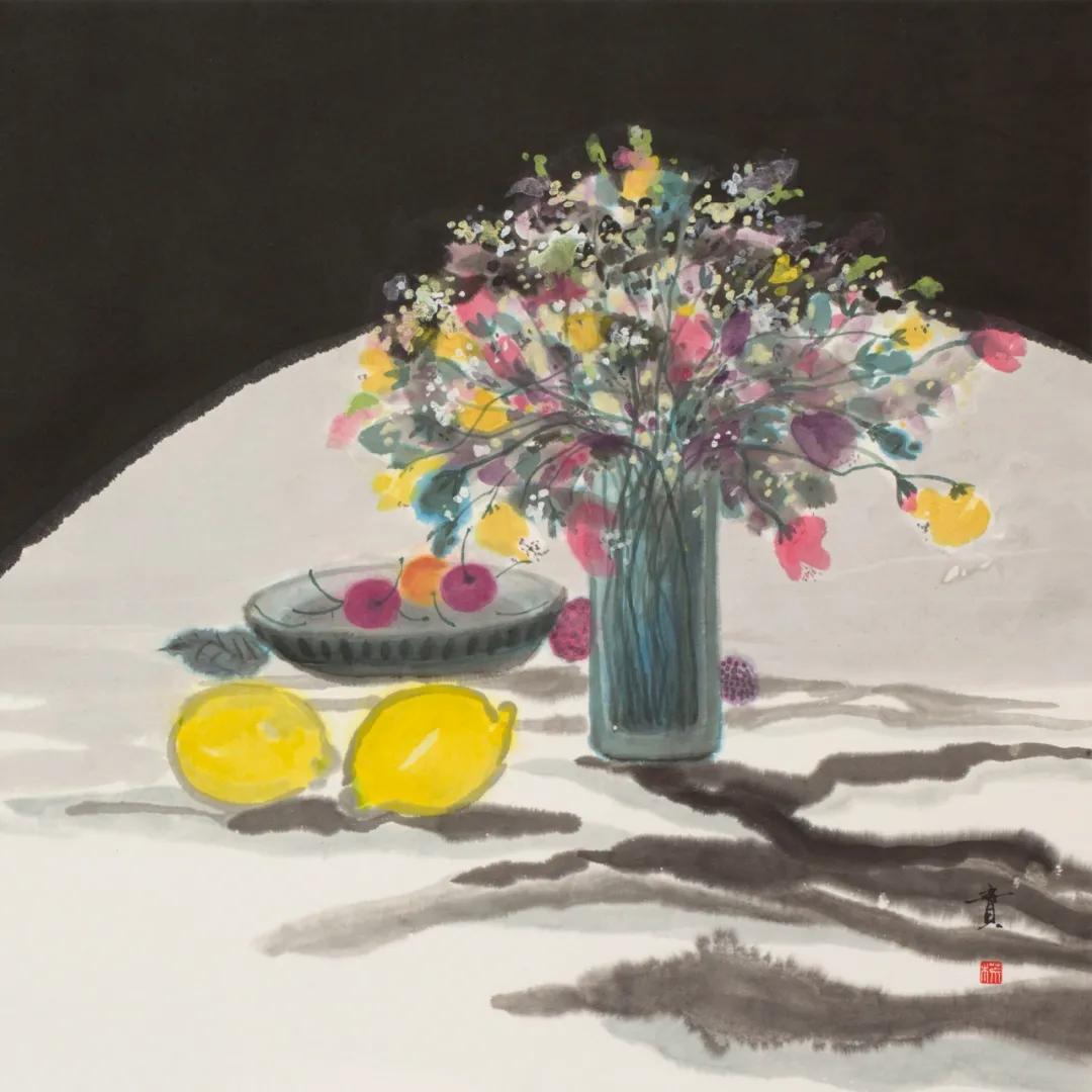 日本艺术家笔下的水墨画禅意十足,一个画水墨画很有意境的人