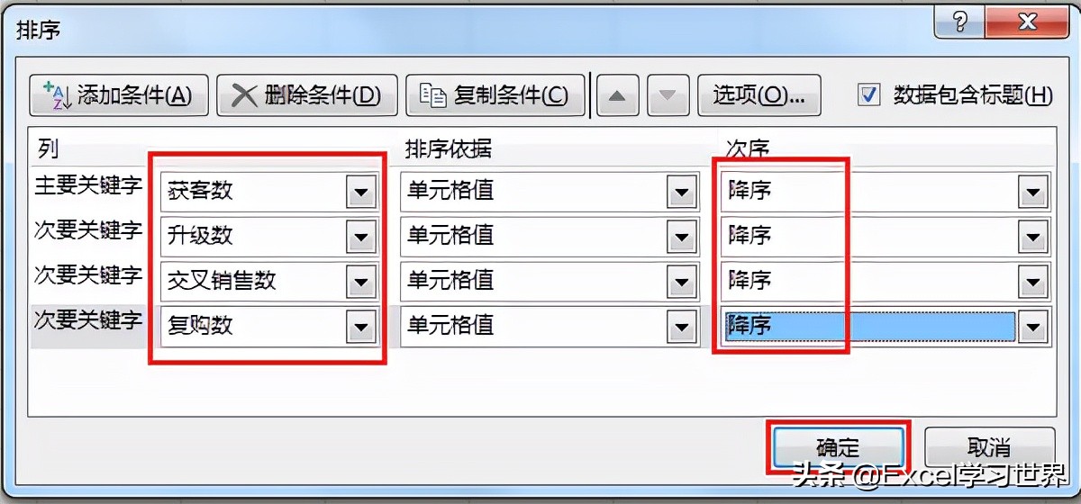 excel中有好几个指标怎么排名,excel表格有权重如何做月指标分摊