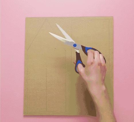 手工房屋纸箱制作全过程,纸箱手工制作屋子大全