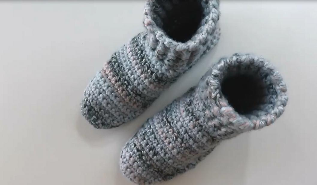 钩针钩鞋最简单的方法,钩毛线鞋怎样钩最好看