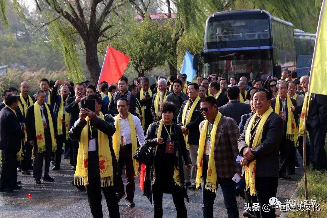 河南周口市淮阳区陈胡公祠,2024年陈胡公后裔淮阳清明祭祖