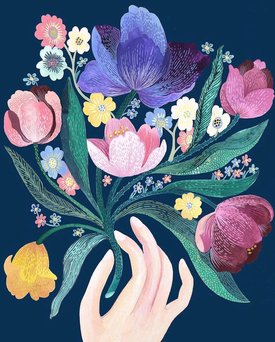 水彩渲染画建筑效果图,水彩平涂画