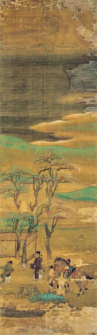 日本画中国画值钱么,日本绘画宋朝绘画影响