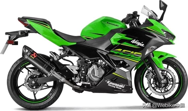 川崎ninja400原装排气管多少钱,川崎z400排气管为啥做得那么细