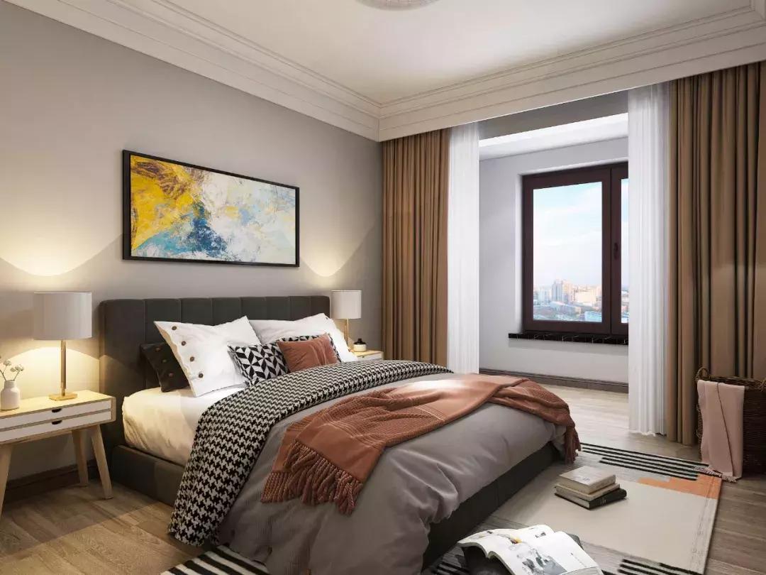 天山熙湖洋房装修美式风格,天山熙湖147平洋房中式装修