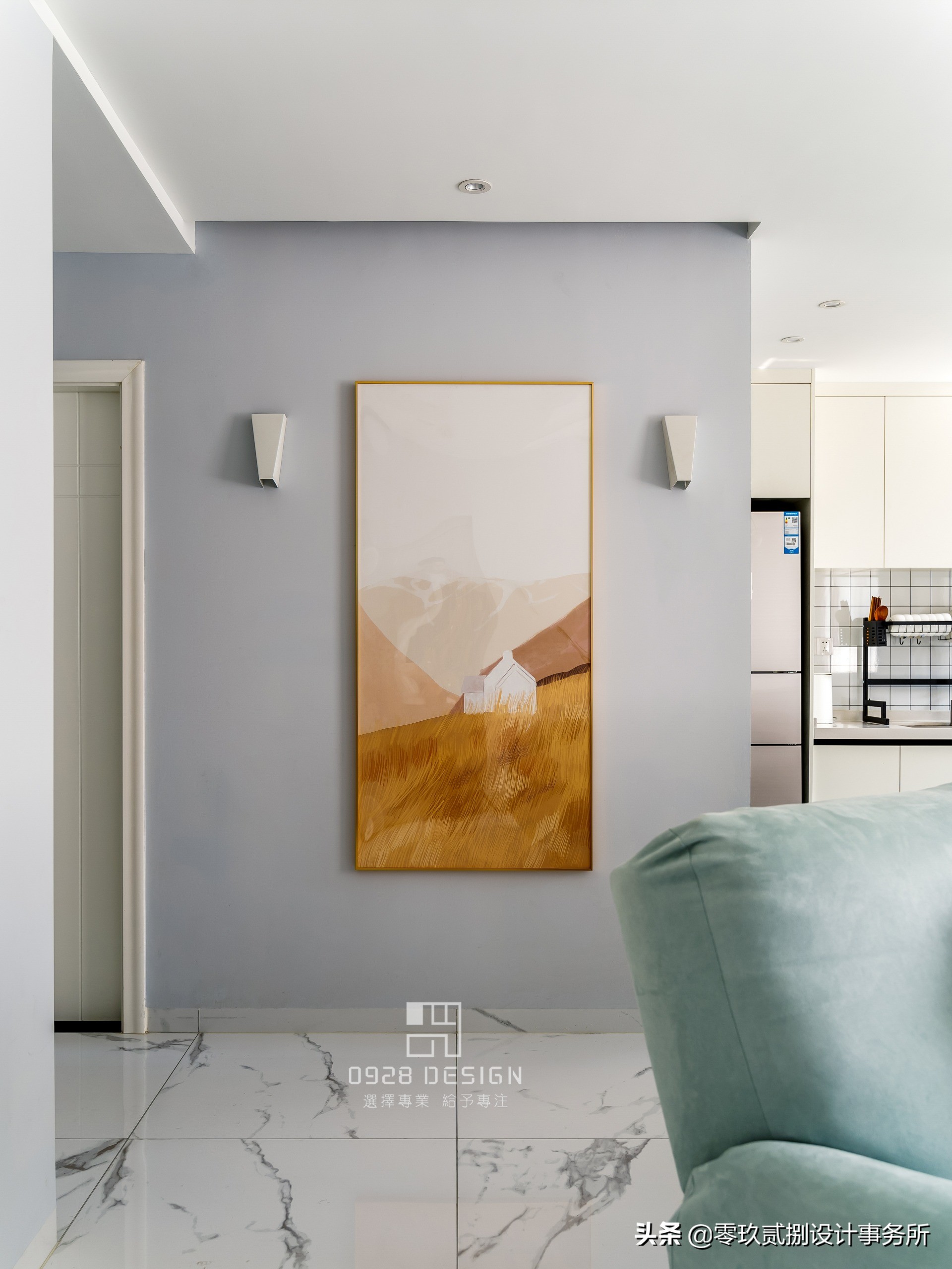 「零玖贰捌设计」65㎡“老破小”格局全改,变身阳光明媚小清新