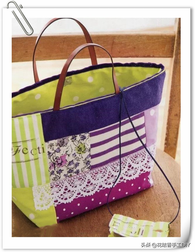 爱布艺爱生活裁剪拼布包包教程,手工布包简单又漂亮