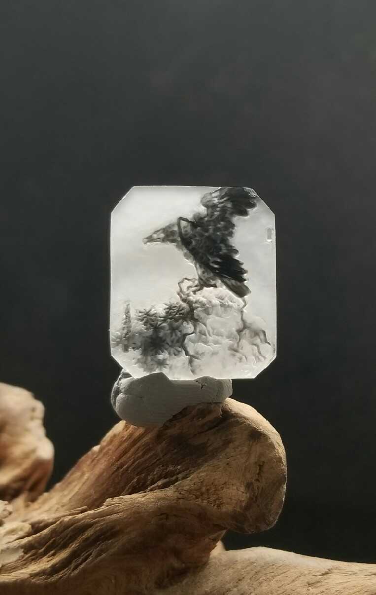 海洋玉髓象形图纹玛瑙,高收藏价值的水纹石图文