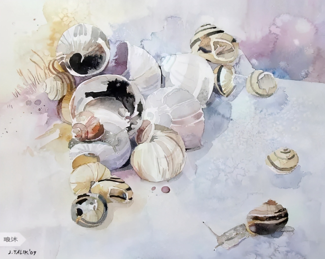 各种水彩风格大全,超喜欢水彩的通透肌理和淋漓酣畅