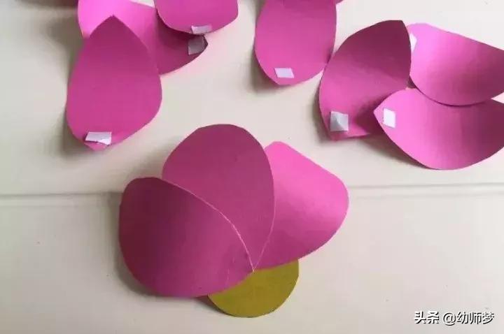 半成品荷花睡莲手工材料包,荷花睡莲水池制作