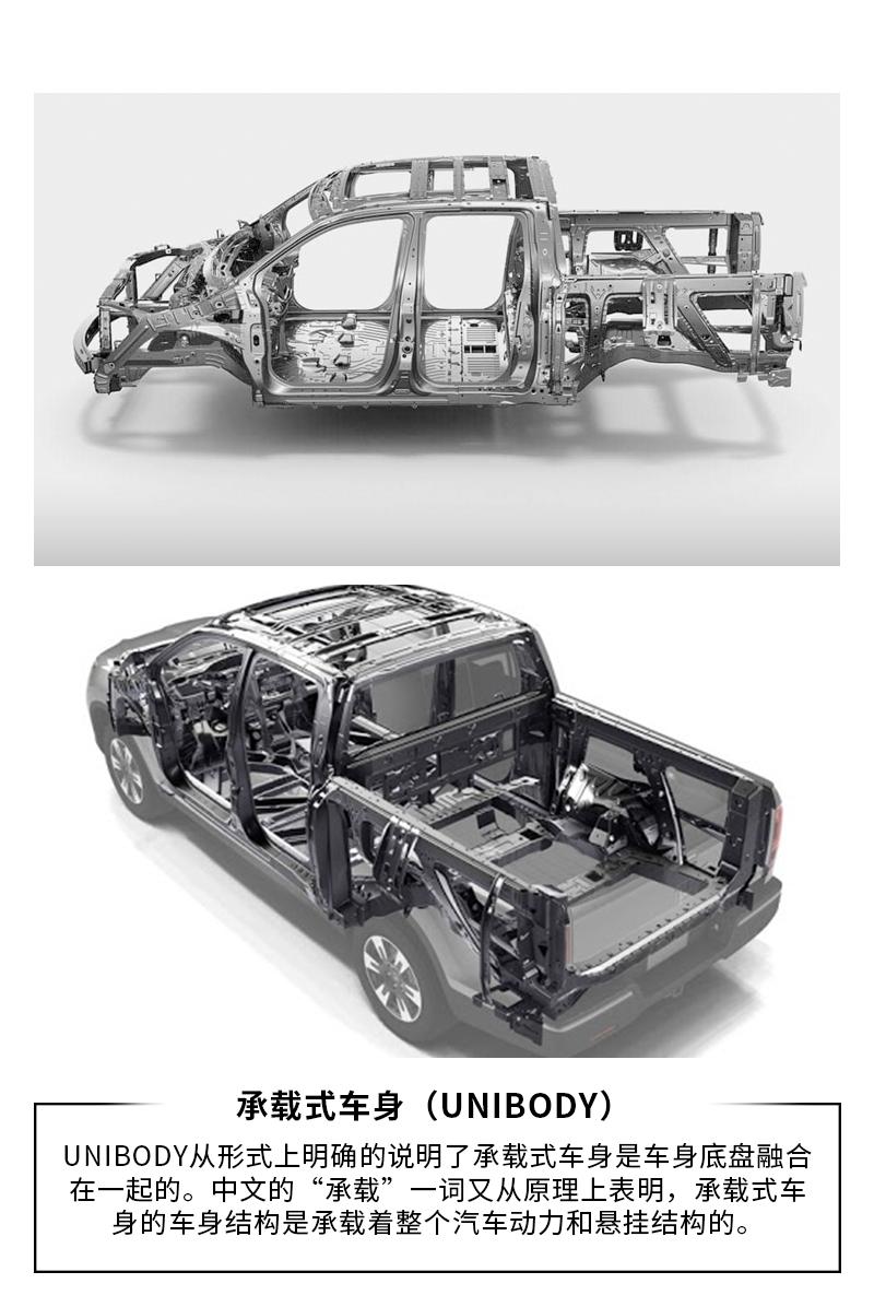 没车架就不能算皮卡!为何皮卡普遍采用非承载式车身?