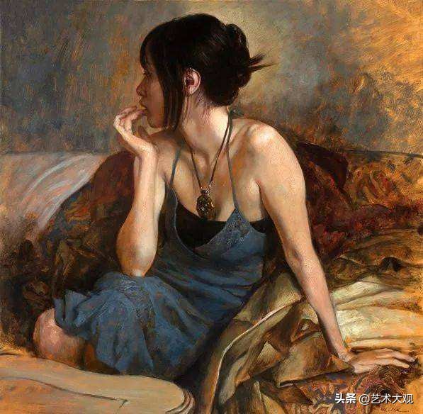 十六幅中国古典女性油画欣赏图片,日本古代古典油画