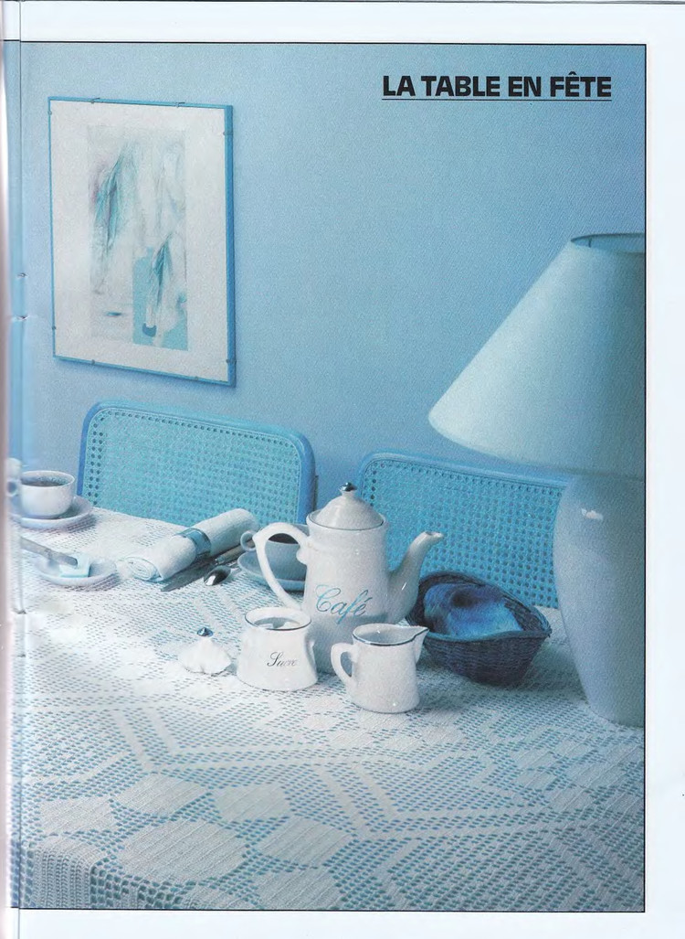 有漂亮的台布钩针图解吗,钩针编织桌布盖巾教程