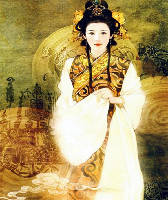 「汉装潋滟」德珍彩绘古典美人