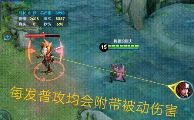 扁鹊会对命中目标造成什么伤害,扁鹊技能离他越远伤害越高