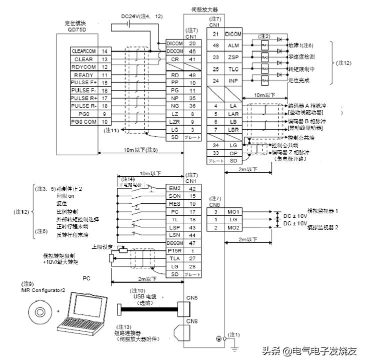 伺服驱动器速度控制如何接线,伺服驱动器三种控制模式