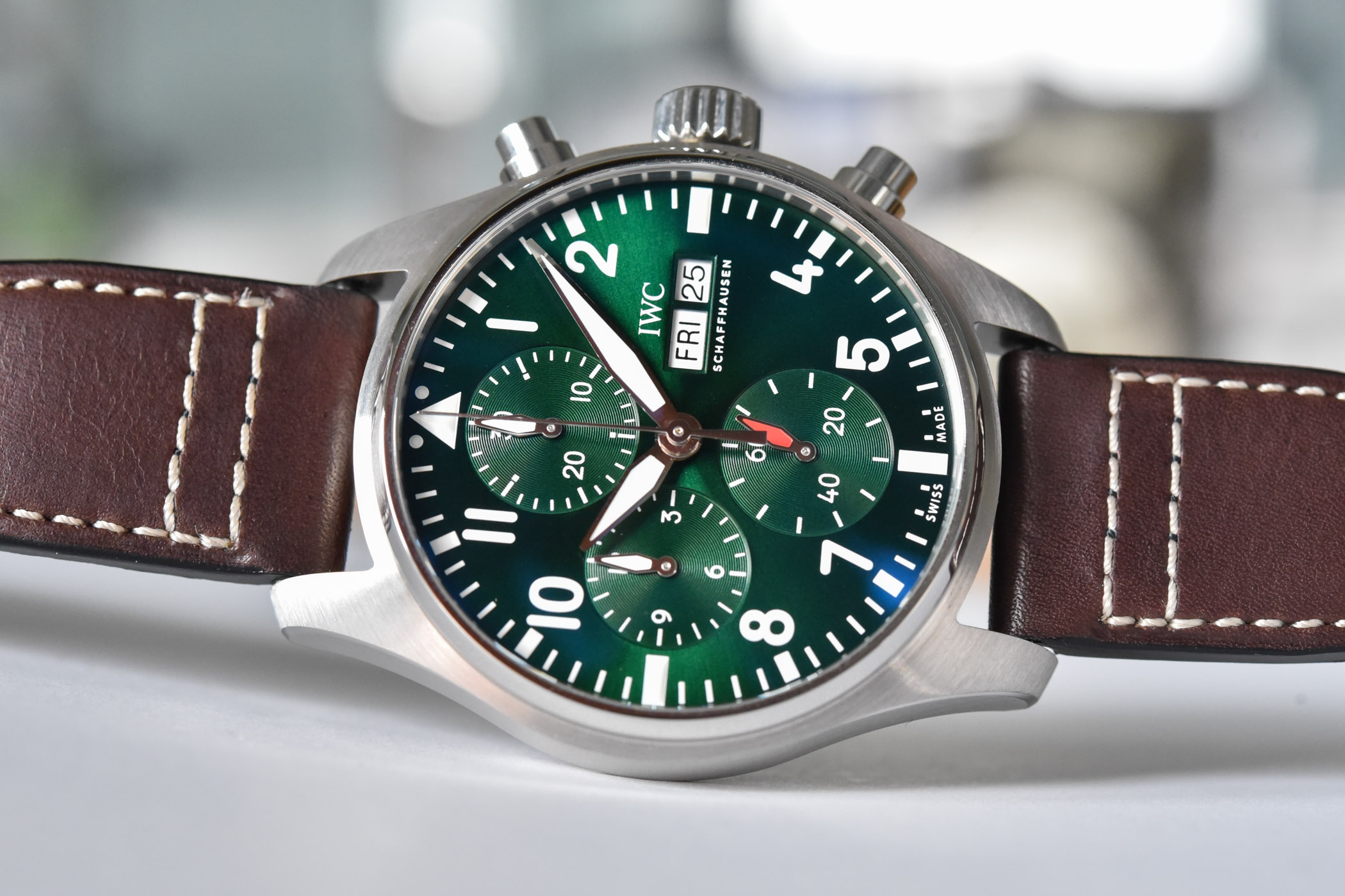 万国飞行员计时41测评,万国飞行员尺寸对照表