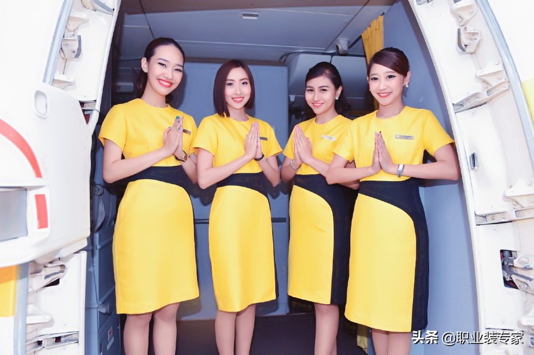 「世界航空服赏析」泰国酷鸟航空空姐制服清爽夏天感