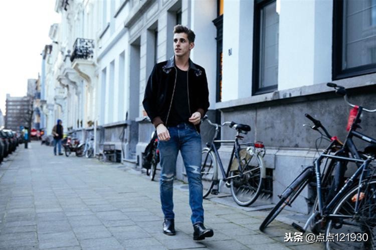 黑白撞色切尔西靴,偷穿女朋友的鞋子