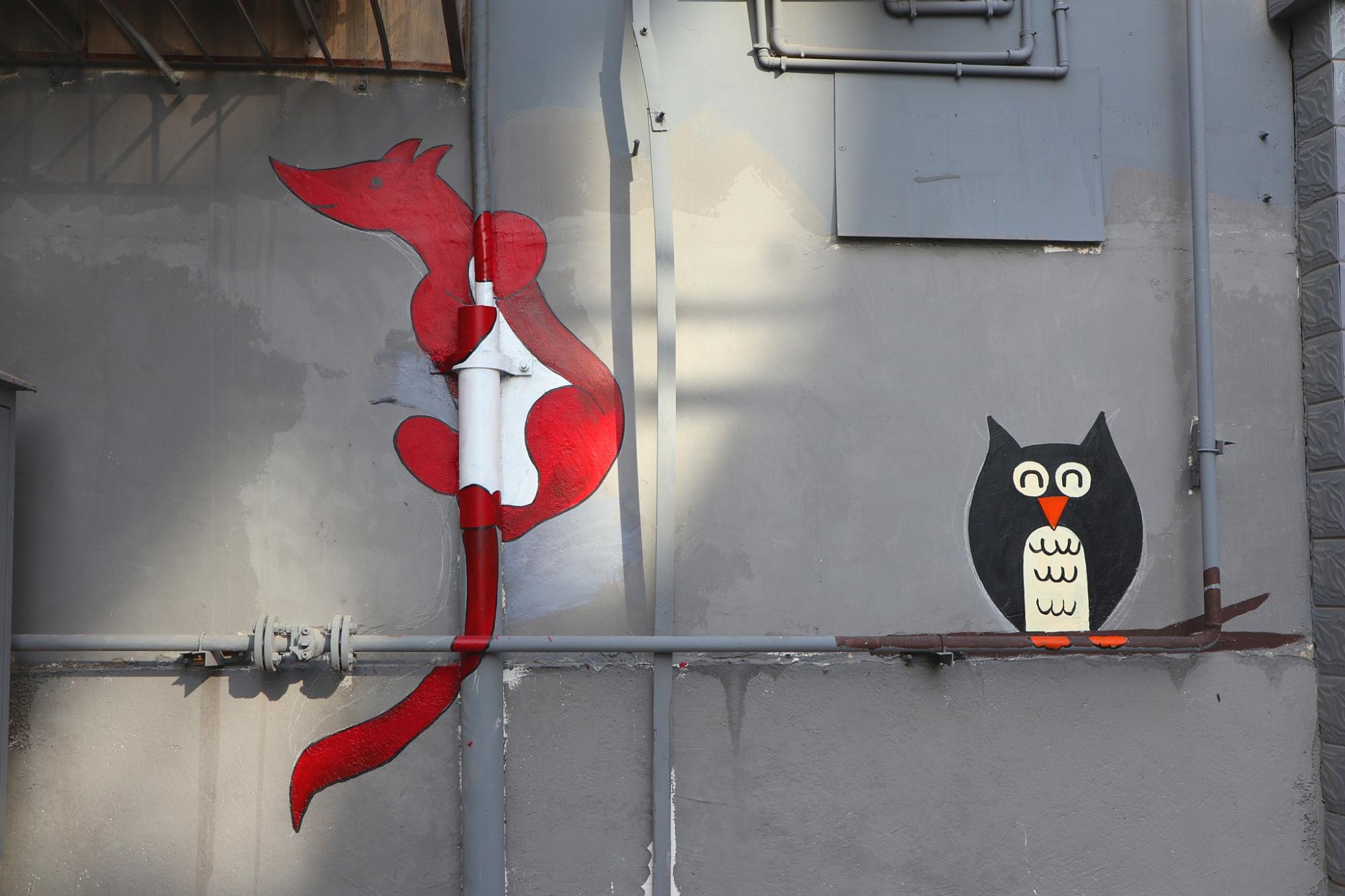 银川彩绘,银川文艺老街巷