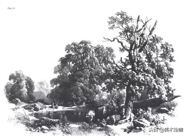 40张经典素描,40张经典素描风景图快拿去临摹吧
