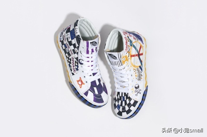 vans复古时尚,vans黑白星星款