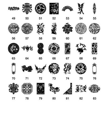 祥云瓦当古风礼包,祥云纹瓦当