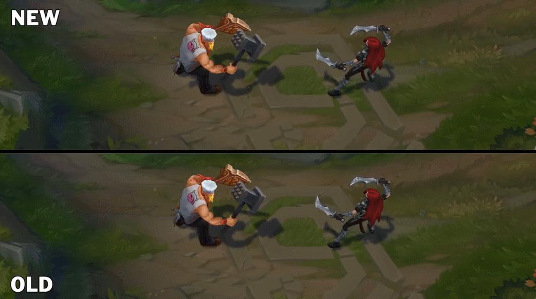 lol奥拉夫皮肤手感排行手游,lol奥拉夫冰河时代皮肤有特效吗