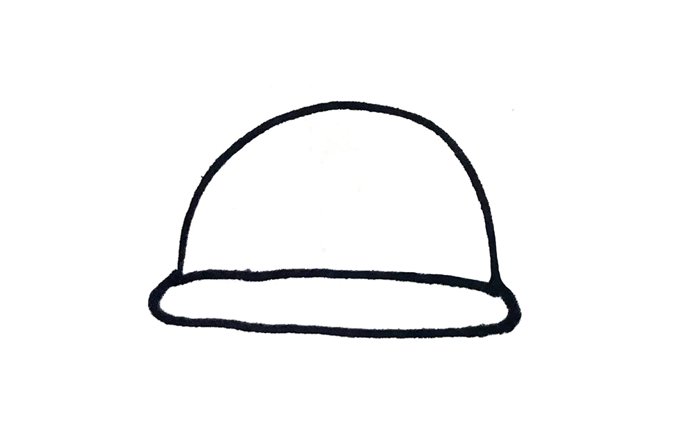 简笔画帽子怎么画最好看,冬季帽子简笔画简单又好看卡通