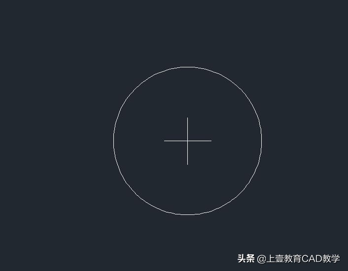cad怎么快速给圆标中心线,cad如何快速引出圆的中心线