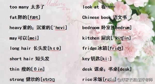 小学英语“单词表+音标”！给孩子贴墙上背熟，初中都领先一大截